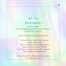 Psychic Development Workshop 2024 TBA